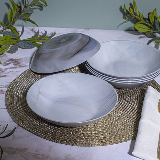 Тарелка суповая 20см ДИВАЛИ МАРБЛ ГРАНИТ