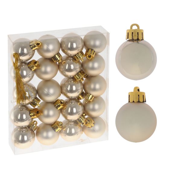 Набор из 20шт Украшение новогоднее "Шар", D3 см, L11,5 W3 H14,5 см