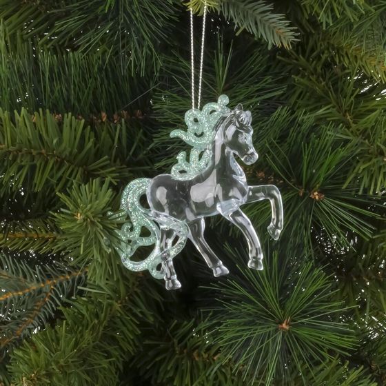 Украшение новогоднеe &quot;Лошадь&quot;, L10 W3 H9,5 см