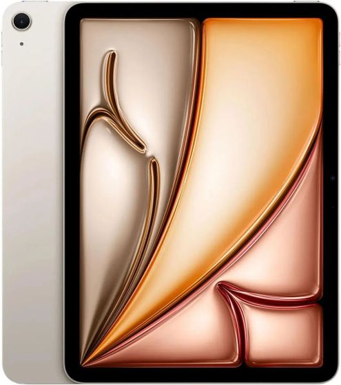 Планшет 11&quot; Apple iPad Air 2024 A2902 сияющая звезда IPS 2360x1640 8Gb/128Gb iOS WiFi (MUWE3HN/A)