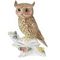 Фигурка декоративная "Сова", L10,5 W7,5 H14,5 см, 1 штука. дизайн микс