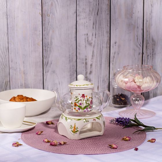 Чайник на подставке ENGLISH GARDEN 500мл