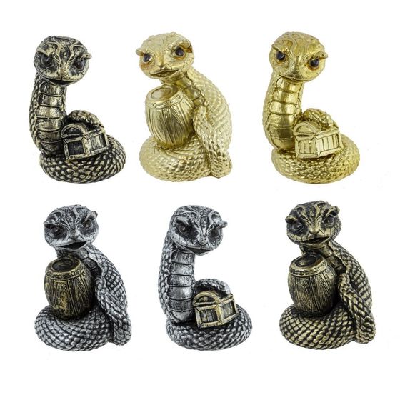 Фигурка декоративная &quot;Змея&quot;, L5 W4 H7 см, 6в.