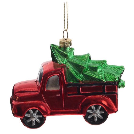 Украшение новогоднее &quot;Машинка&quot;, L12 W5 H10 см, 3в.