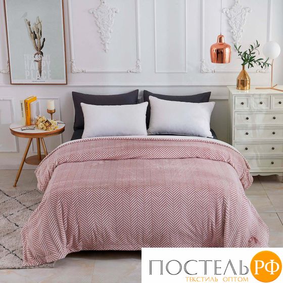Пл-Фпп-220х240 Флоренс (пепел роза) Покрывало 220х240