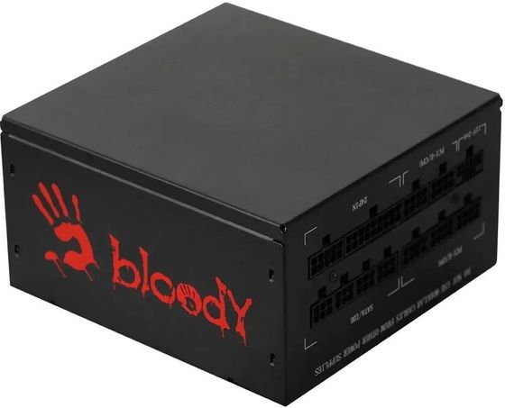 Блок питания 1250W ATX Bloody BD-PS1250P 80+ platinum (20+4pin) APFC 140mm fan 12xSATA Cab Manag RTL