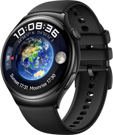 Смарт-часы Huawei GT 4 BLACK ARC-AL00 55020APA 1.5&quot; 140-210мм черный (ARC-AL00)