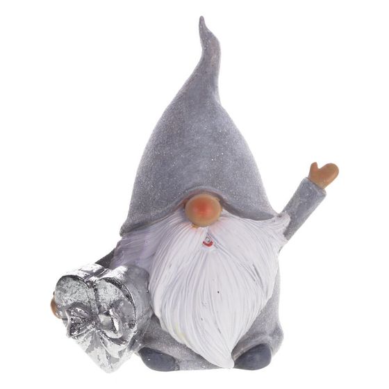 Фигурка новогодняя &quot;Гном&quot;, L10,5 W7 H11 см, 2в.