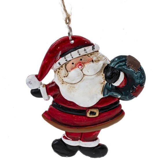 Изделие декоративное подвесное &quot;Дед Мороз/Снеговик&quot;,L7 W0,5 H8 см, 4в.