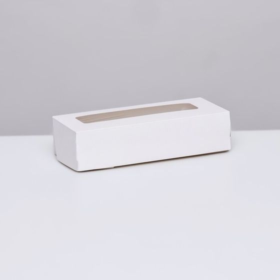 Коробка складная, белый, 17 х 7 х 4 см, 0,5 л