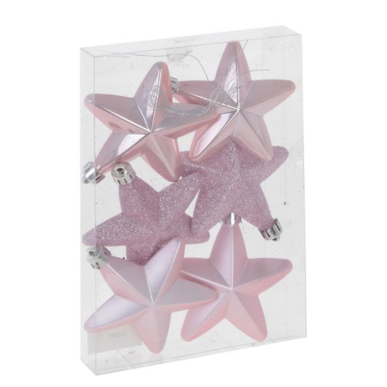 Набор из 6шт Украшение новогоднее “Звезда”, L13 W2,5 H18,5 см