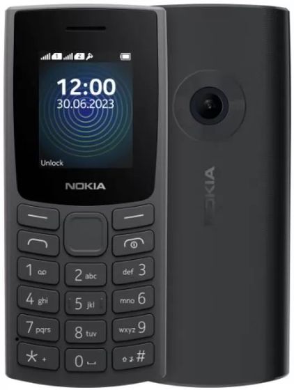 Мобильный телефон Nokia 110 TA-1567 DS EAC черный (1GF019FPA2C02)