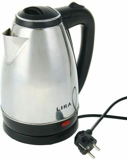 Чайник электрический Lira LR 0110 1,8л 1500Вт стальной
