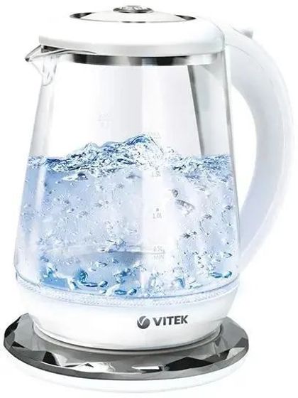 Чайник электрический Vitek VT-7051 1.8л 2200Вт белый
