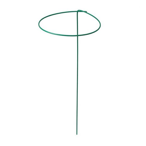 Кустодержатель для цветов, d = 30 см, h = 70 см, ножка d = 0.3 см, металл, зелёный, Greengo