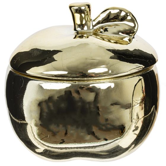 Шкатулка &quot;Яблоко&quot;, L9 W9 H8,5 см, 2в.