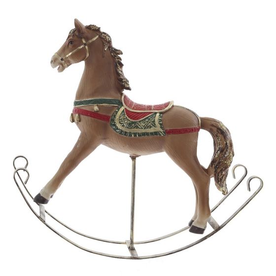 Фигурка декоративная &quot;Лошадка-качалка&quot;, L30 W8 H26,5 см