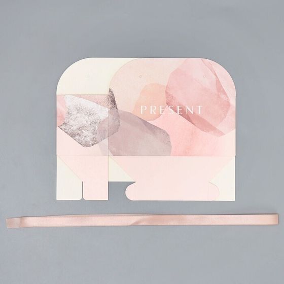 !09 Комплект из 5 переносок для цветов 17×13×7 см.:Переноска складная "Life is so good" 2 штуки + Переноска складная "Present" 3 штуки