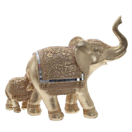 Фигурка декоративная &quot;Слоны&quot;, L22 W10 H19 см