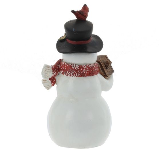 Фигурка декоративная "Снеговик", L8 W7,5 H15,5 см, 2в.