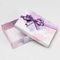 !09 Набор 4 штуки, Коробка подарочная «Бант», сиреневая, 21 х 15 х 5 см