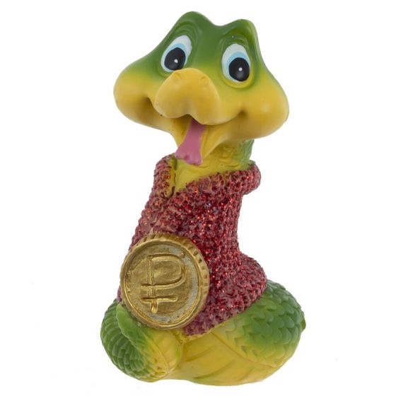 Фигурка декоративная &quot;Змея&quot;, L4,5 W4 H7 см, 4в.