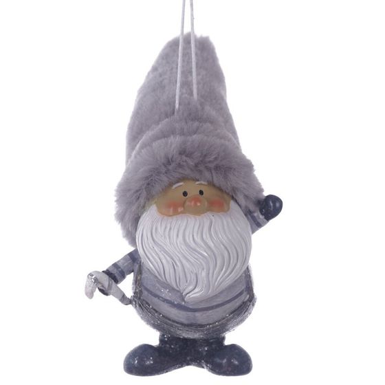 Фигурка декоративная  подвесная &quot;Дед Мороз&quot;,  L6 W7 H11 см, 2в.