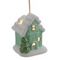 Фигурка декоративная подвесная &quot;Домик&quot; (подсветка, 2xLR44), L8 W5,5 H10,5 см, 2в.