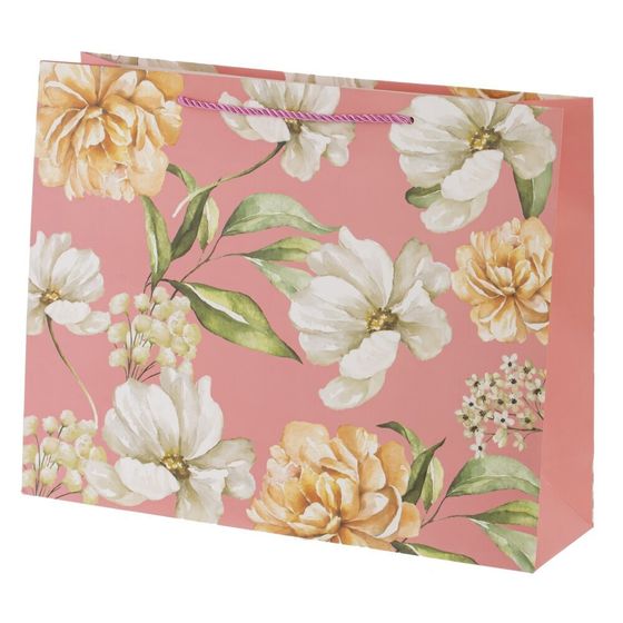 Пакет подарочный (бумага 210г/м2, блок микс 12шт), L38,5 W11 H30 см, 4в.