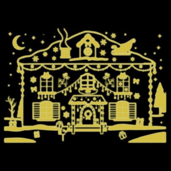 !09 Светящийся пазл (набор 2 штуки) «Новогодние хлопоты», 63 детали