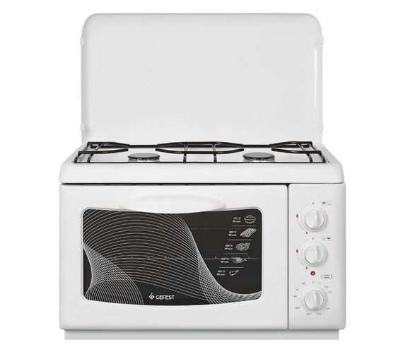 Плитка газовая Gefest ПГЭ 120 белый (настольная)