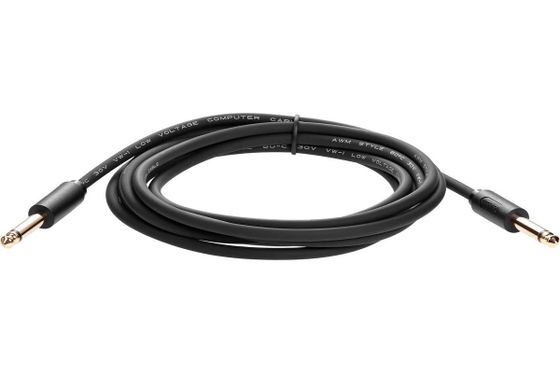 Кабель Telecom Jack 6.35 mm(m)-Jack 6.35 mm(m) 3м черный (TAV6166-3M)