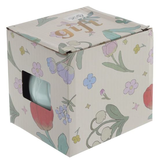 Кружка с крышкой и ложкой, 330 мл, L14 W10 H13 см, 2в.