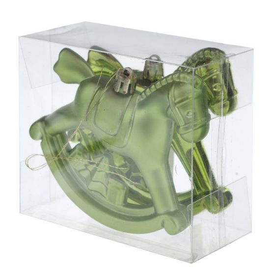 Набор из 2шт, Украшение новогоднее &quot;Лошадка&quot;, L11 W5 H10 см