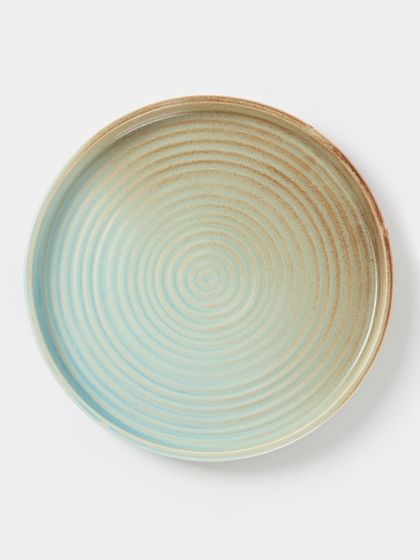 Тарелка десертная &quot;Sand Ripples&quot; Magistro 20см, 20,5х2,5 цвет желтый, голубой, коричневый