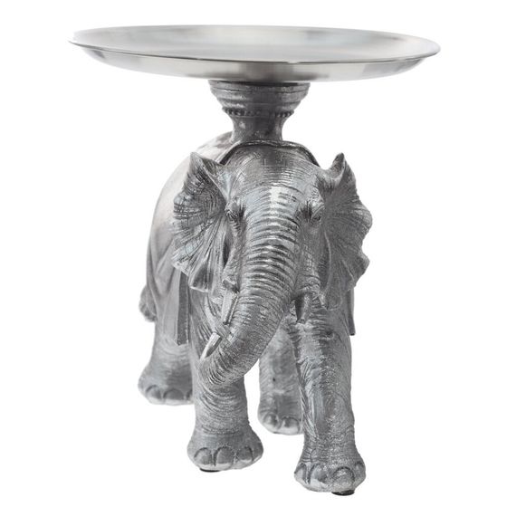 Фигурка декоративная &quot;Слон&quot; с подносом, L22 W16,5 H19 см