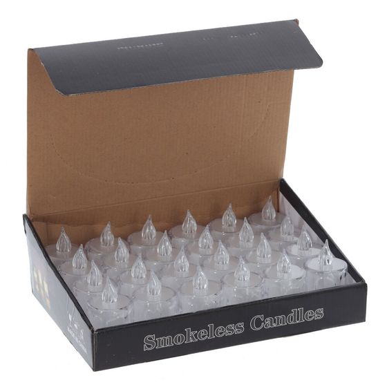 Изделие декоративное &quot;Свеча&quot; (подсветка, 3xLR54) (блок 24шт), D 3.5 см, L3,5 W3,5 H6,5 см