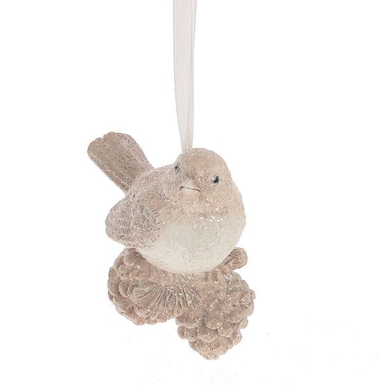 Украшение новогоднее &quot;Птичка&quot;, L7,5 W4,5 H10 см, 2в.