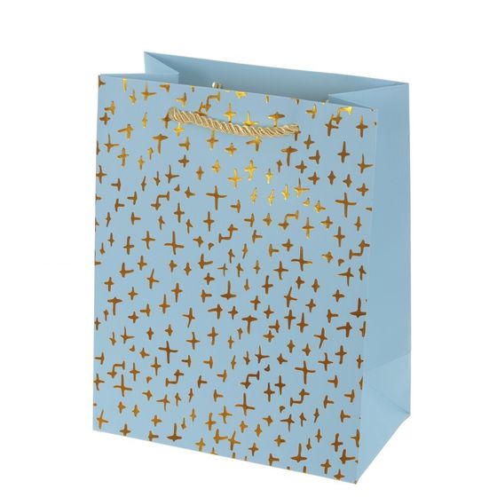 Пакет подарочный (бумага 210г/м2, блок микс 12шт), L18 W10 H23 см, 4в.