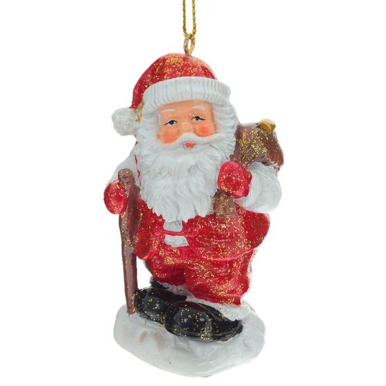 Украшение новогоднее &quot;Санта&quot;, L5 W4 H8 см, 4в.