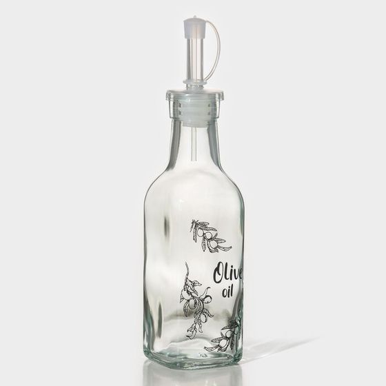 Бутылка стеклянная для соусов и масла Доляна «Классика», 200 мл, 5×20 см