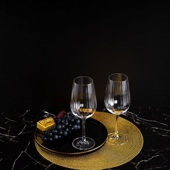 Набор бокалов для вина WATERFALL 6шт 550мл