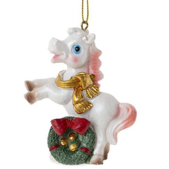 Фигурка декоративная подвесная &quot;Лошадка&quot;, L6 W3 H8 см, 6в.