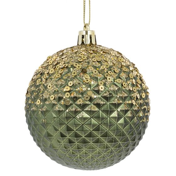 Набор из 12шт Украшение новогоднее "Шар", D 8 см, L35 W27 H8,5 см