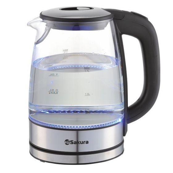 Чайник электрический Sakura SA-2725BK 1.7л 1850-2200Вт черный