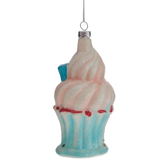 Украшение новогоднее &quot;Домик&quot;, L6,5 W6,5 H13,5 см, 4в.