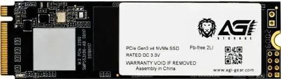 Накопитель SSD 256Gb AGi PCI-E 3.0 x4 M.2 2280 AGI256G16AI198 AI198