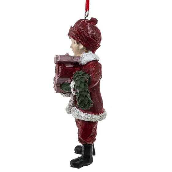 Изделие декоративное подвесное "Девочка/Мальчик", L5 W3 H11 см, 4в.