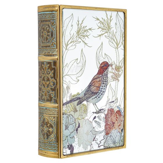 Шкатулка-книга с зеркальным элементом, Д20 Ш6,5 В30 см