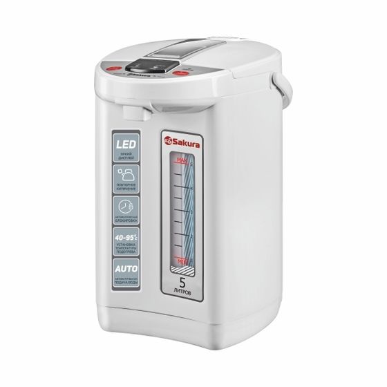 Термопот Sakura SA-1365W 5л 1200Вт белый